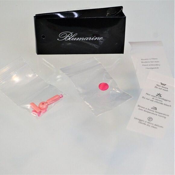 Blumarine Replacement Button With Pink Color Beads - Picture 3 of 4